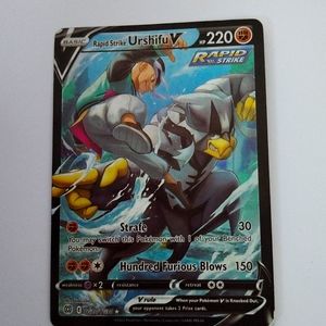 Basic|rapid strike UrshifuV|Pokemon card